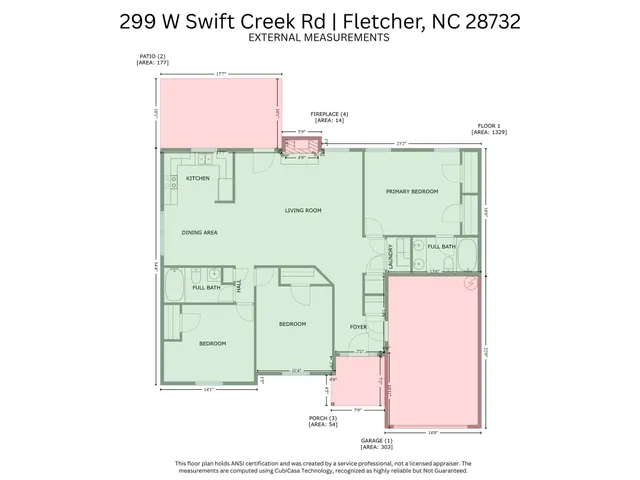 $395,000 | 299 West Swift Creek Road, Fletcher, NC 28732