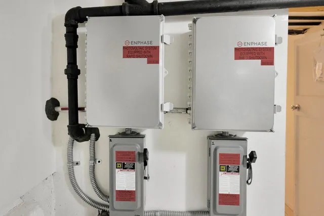 a view of a small space