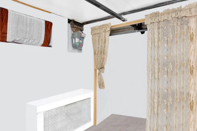 an outdoor space with patio