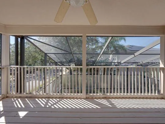 a view of a roof deck
