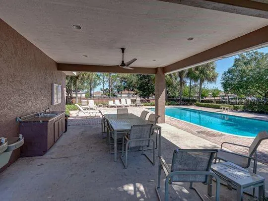 a view of a couches in patio