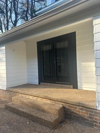 a view of front door