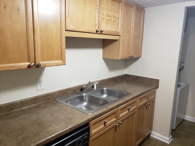 a close view of sink and tap