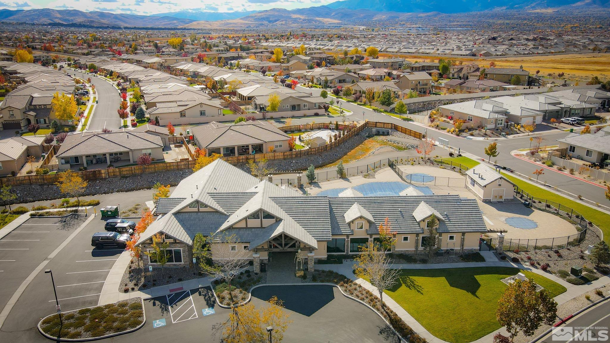 2875 Bonfire Lane Reno, NV 89521 - Photo 37 of 39 an aerial view of residential houses with outdoor space