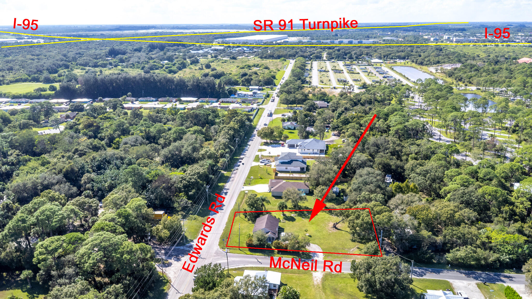 3195 McNeil Road Fort Pierce, FL 34981 - Photo 34 of 39 Red_sign_3195_McNeil_Rd_Fort_Pierce_FL_3