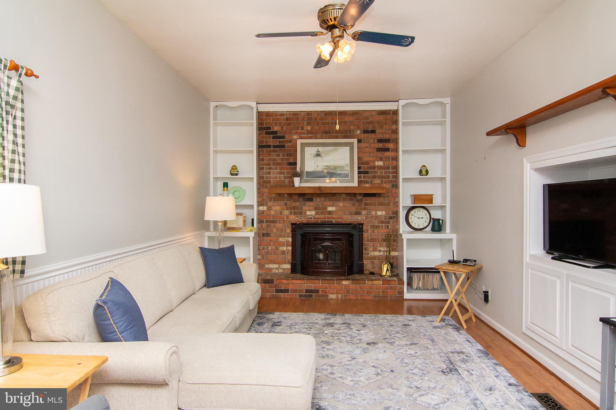 4208 Arthur Shipley Road Westminster, MD 21157 - Photo 16 of 35 Family room with fireplace (with pellet stove)
