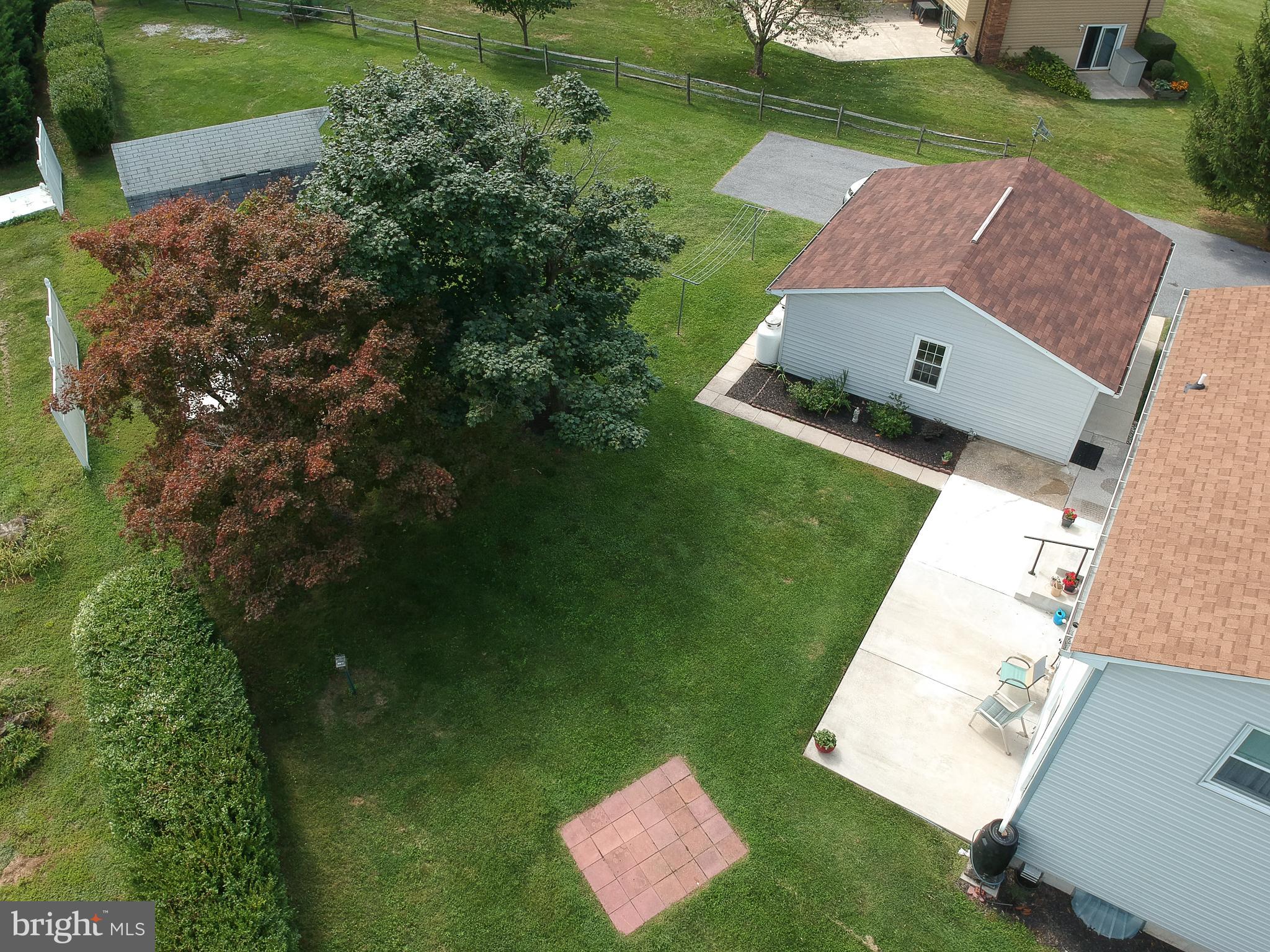 4208 Arthur Shipley Road Westminster, MD 21157 - Photo 34 of 35 Aerial of home, patio, oversized garage & backyard