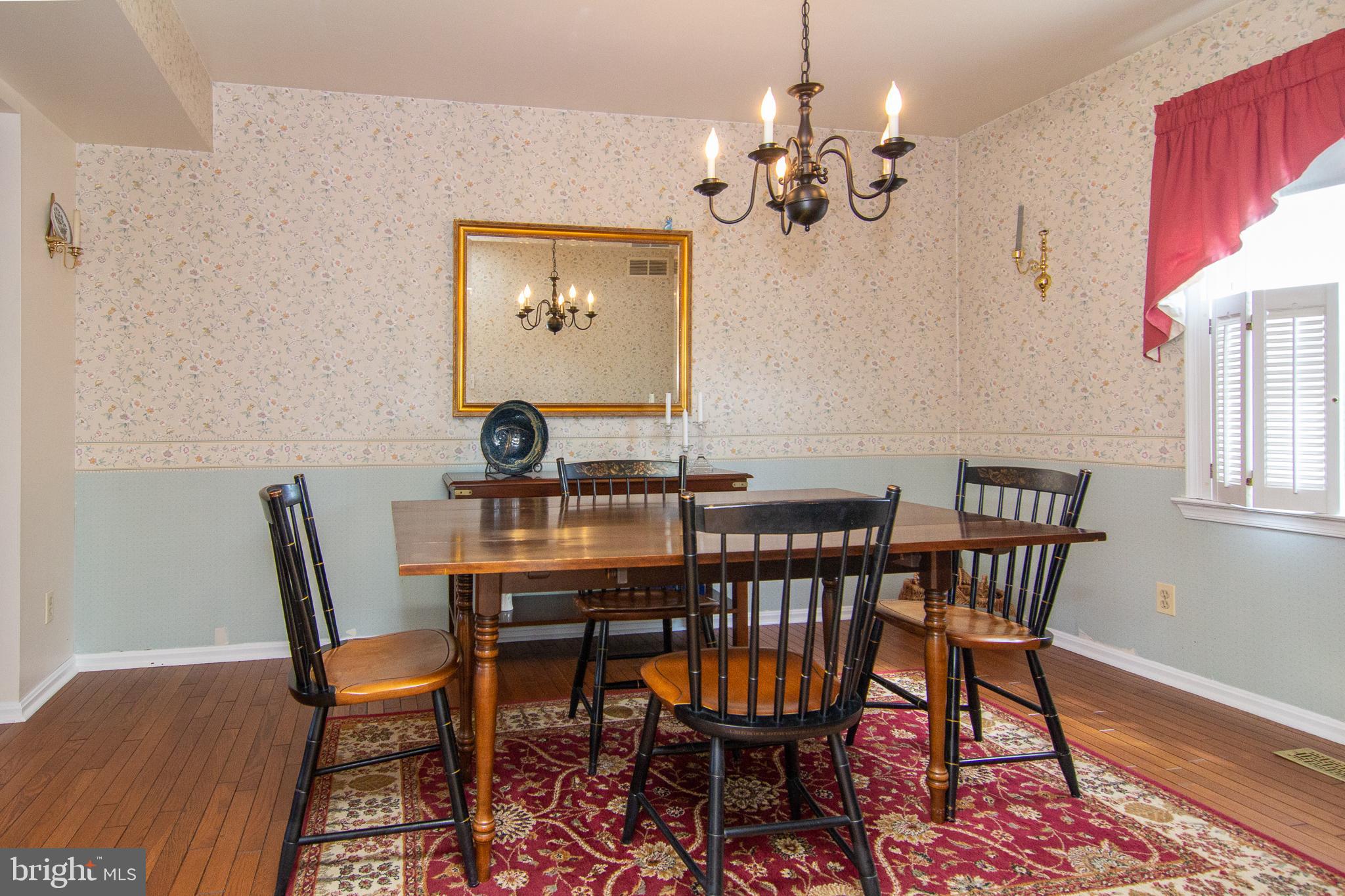 4208 Arthur Shipley Road Westminster, MD 21157 - Photo 7 of 35 Dining room with large window, hardwood ...