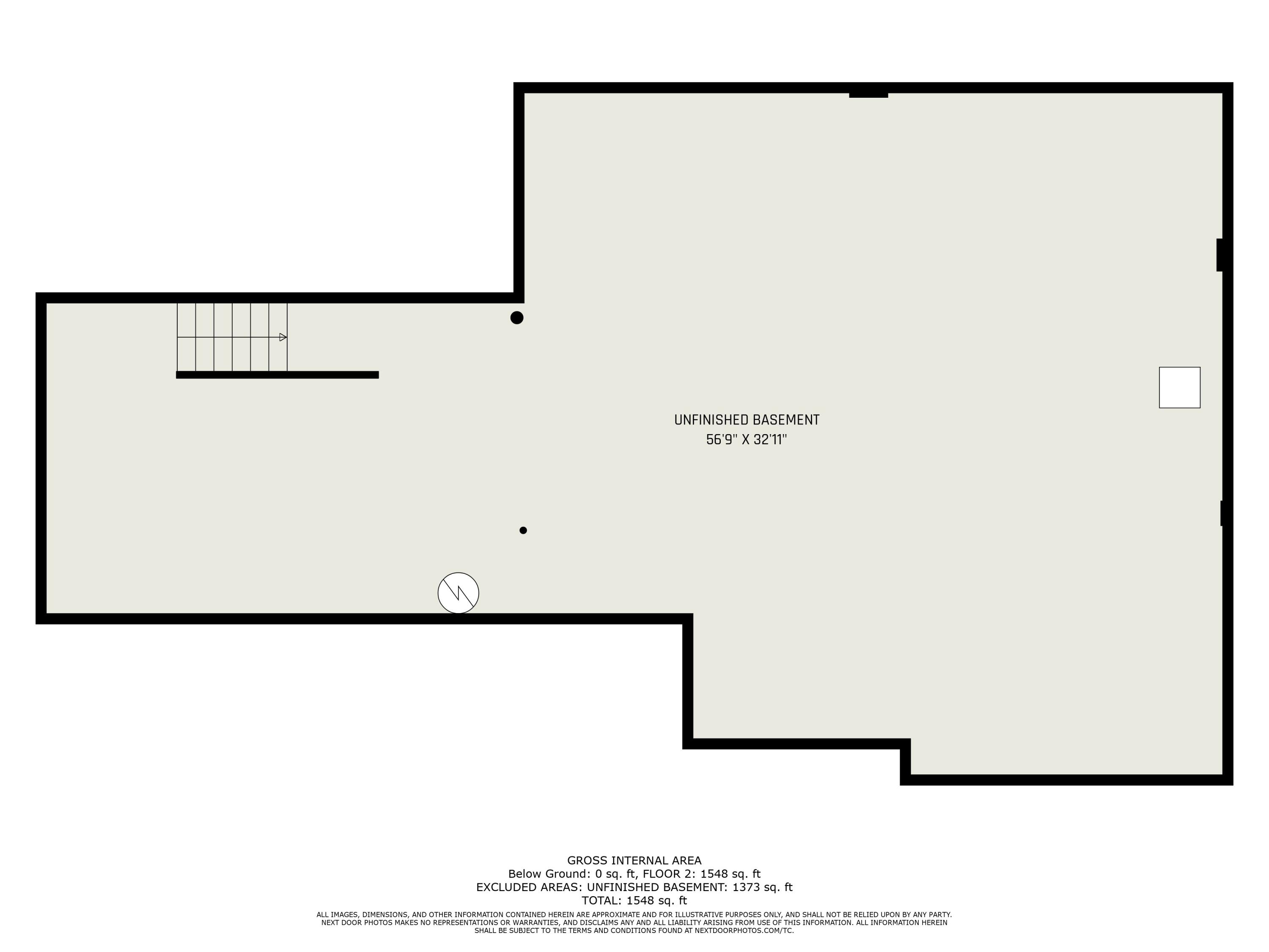 965 Mendon Road Sherwood, MI 49089 - Photo 31 of 31 basement floor plan