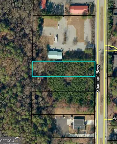 a view of a glass door