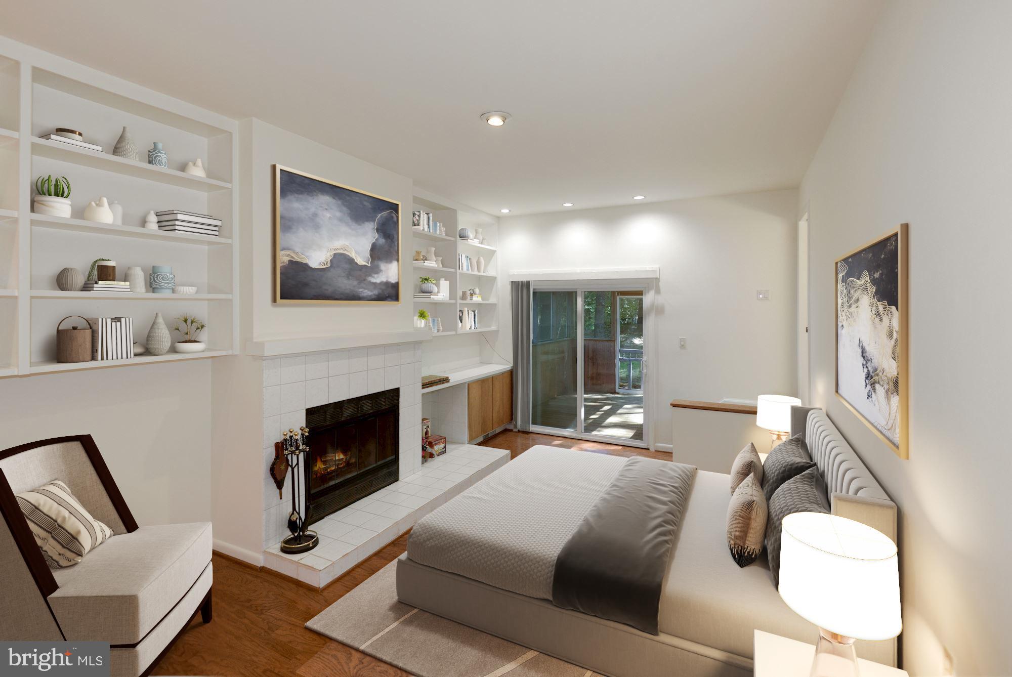 11025 Howland Drive Reston, VA 20191 - Photo 11 of 19 Primary Bedroom Virtually Staged