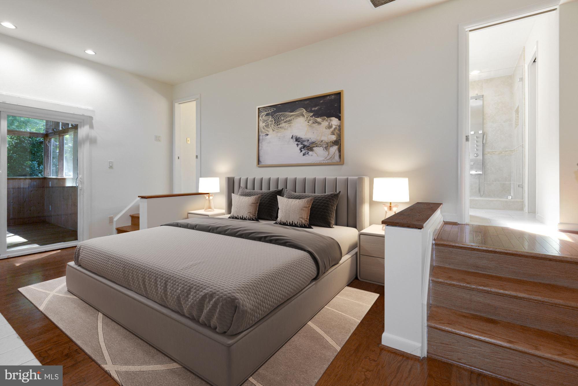 11025 Howland Drive Reston, VA 20191 - Photo 12 of 19 Primary Bedroom Virtually Staged