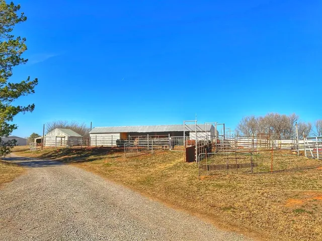 a view of road and trees