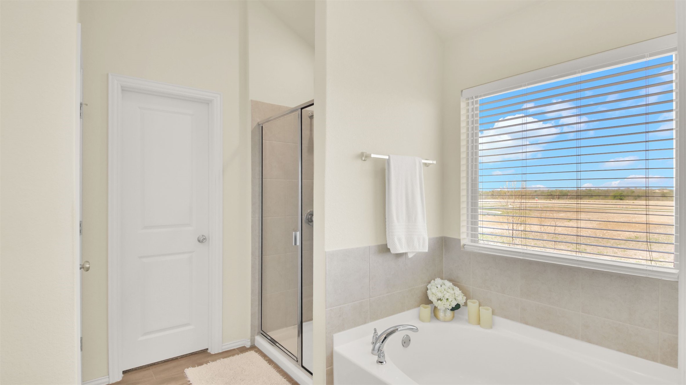 13716 Sugar Bush Path Manor, TX 78653 - Photo 37 of 37 Full bathroom featuring a bath and a stall shower