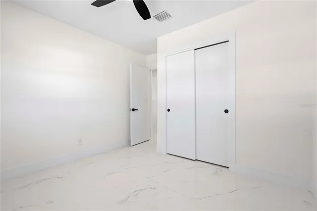 a view of an empty room