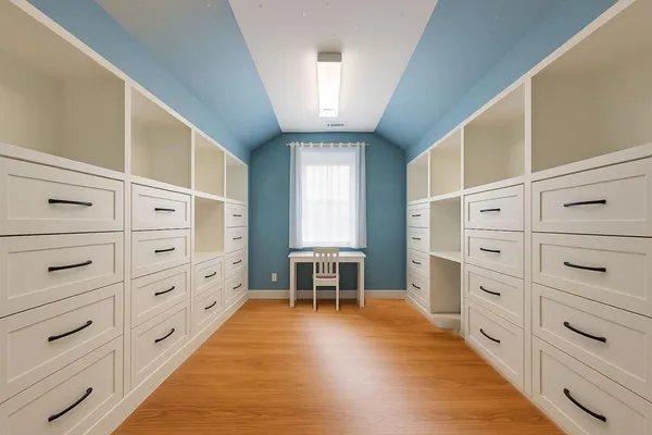 a view of hallway with stairs