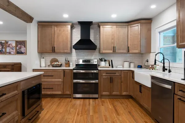 a view of a chairs and table in a patio