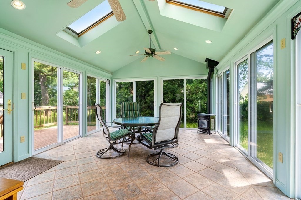25 Pine Ridge Drive Ayer, MA 01432 - Photo 15 of 30 a view of a patio with a table and chairs