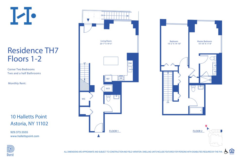 10 Halletts Point, Unit TH7 Queens, NY 11102 - Photo 1 of 1 a picture of a floor plan