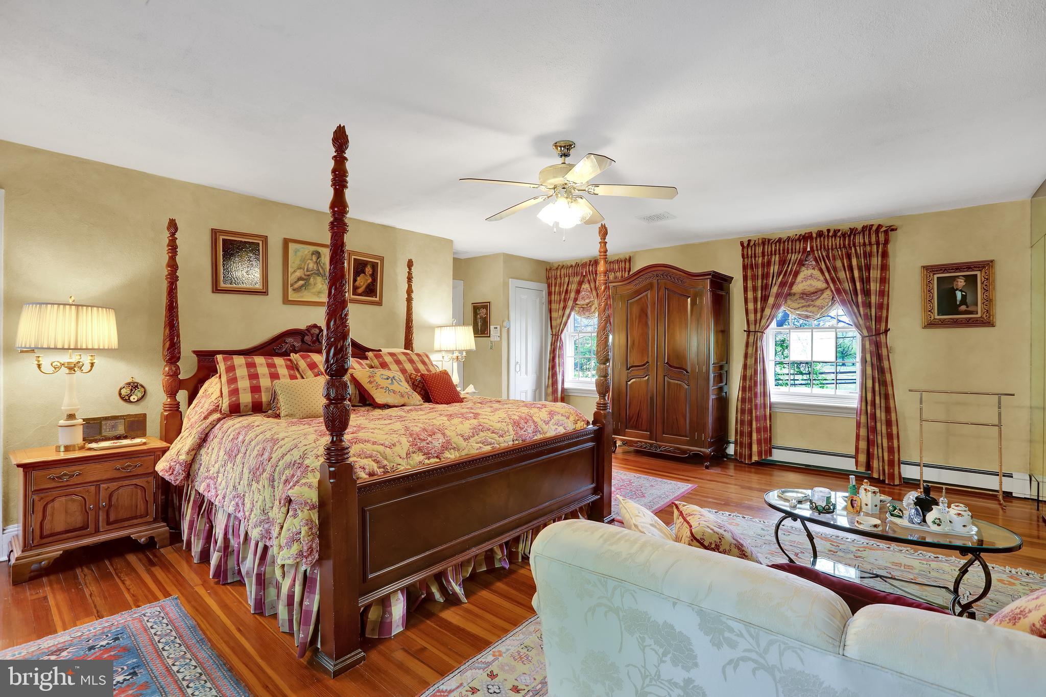 5496 York Rd. Doylestown, PA 18902 - Photo 54 of 83 2nd Floor Owner's Bedroom w Heart Pine Floors