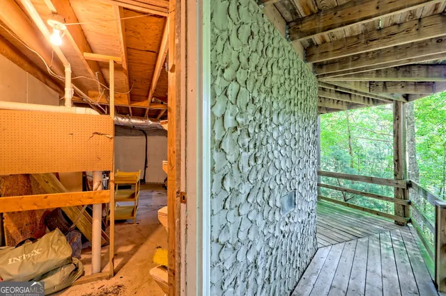 a view of sitting space in the balcony