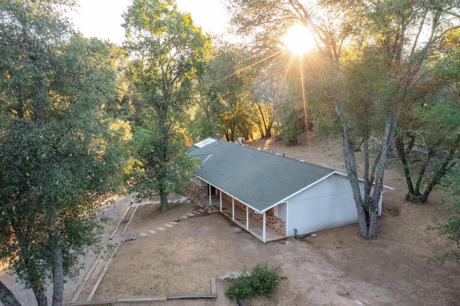 51202 Rusty Lane Oakhurst, CA 93644 - Photo 27 of 27 a view of a house with a yard and large tree