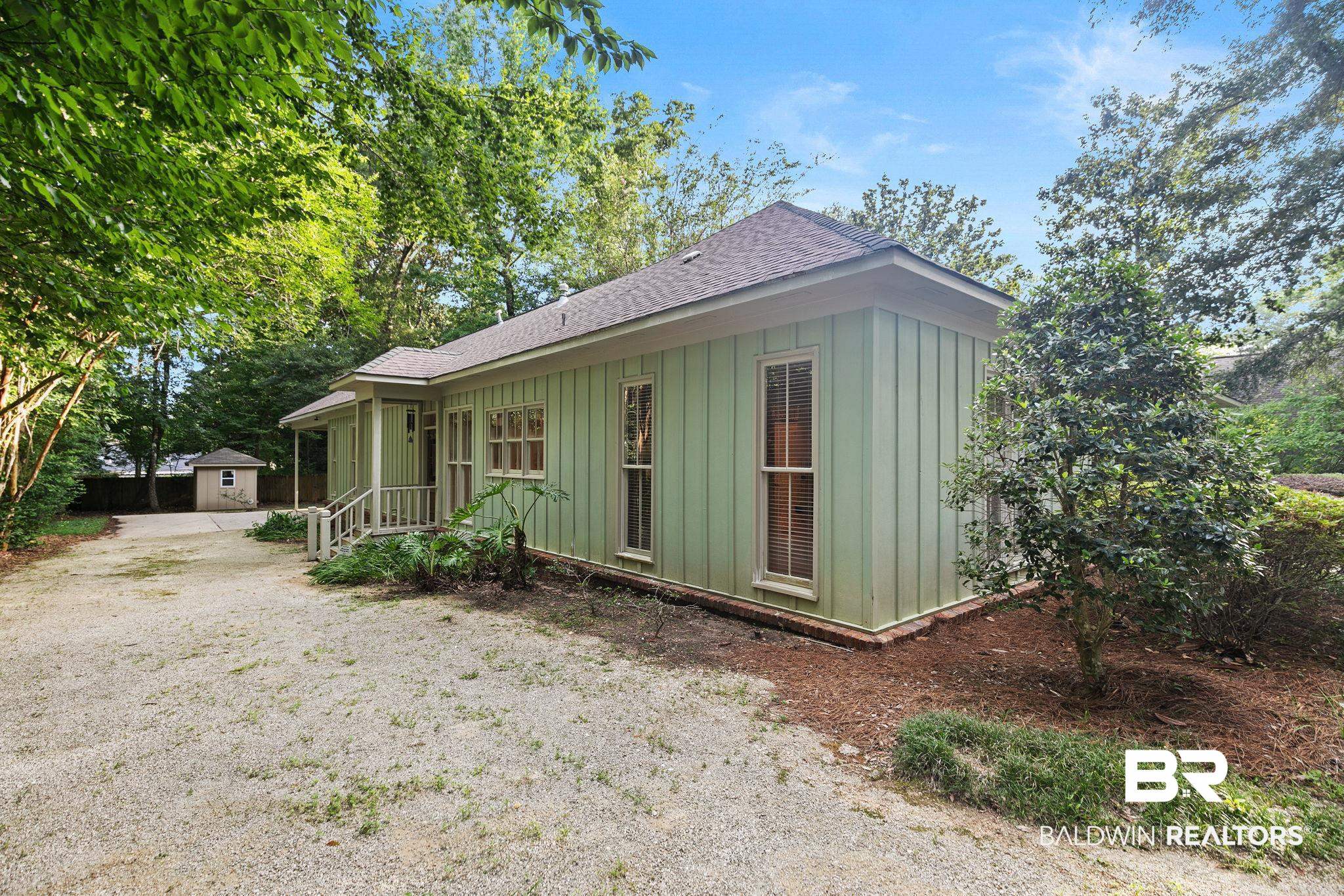 202 Beall Lane Daphne, AL 36526 - Photo 39 of 46 View of front of home with an outbuilding