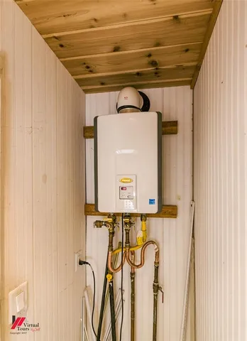 a close view of utility room