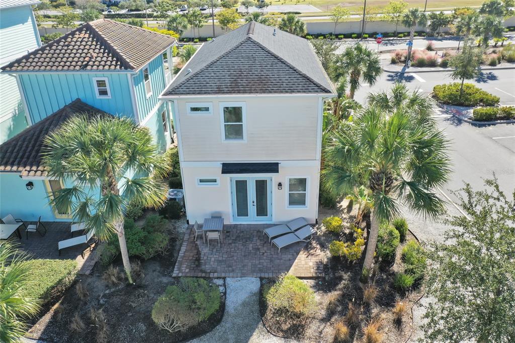 2972 Salted Rim Road Kissimmee, FL 34747 - Photo 36 of 39 a aerial view of a house with a yard and potted plants