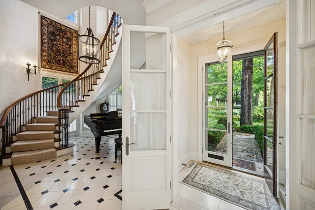 a kitchen with a stove and a sink