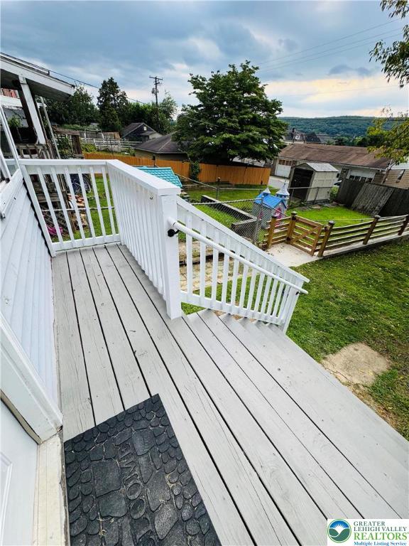 823 Spring Street Bethlehem, PA 18018 - Photo 15 of 39 a view of balcony with wooden floor and ocean view