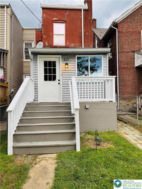 823 Spring Street Bethlehem, PA 18018 - Photo 16 of 39 a view of a house with a yard