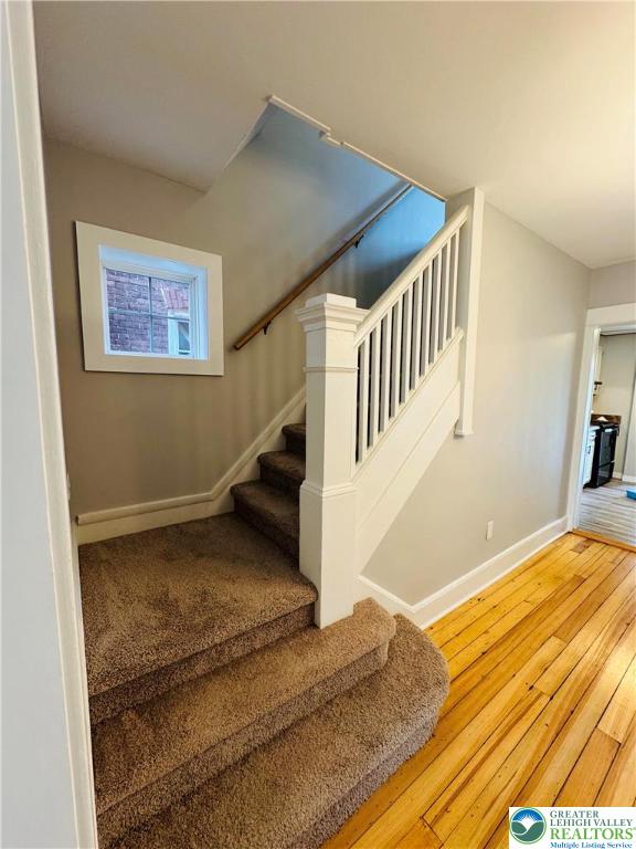 823 Spring Street Bethlehem, PA 18018 - Photo 18 of 39 a view of a hallway with staircase