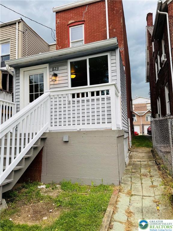 823 Spring Street Bethlehem, PA 18018 - Photo 33 of 39 a view of a house with many windows