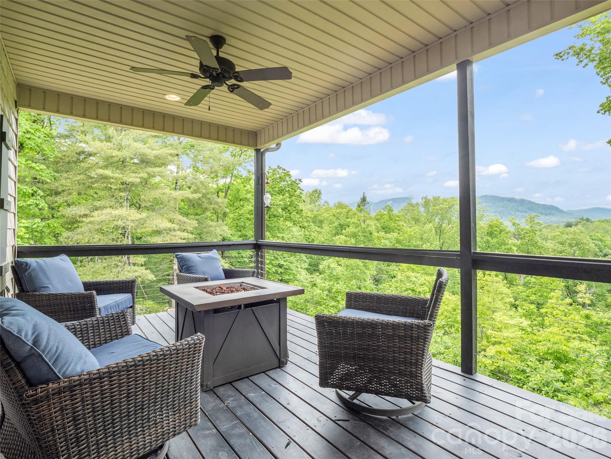 139 Picnic Point Road Lake Lure, NC 28746 - Photo 25 of 41 a view of outdoor space with seating