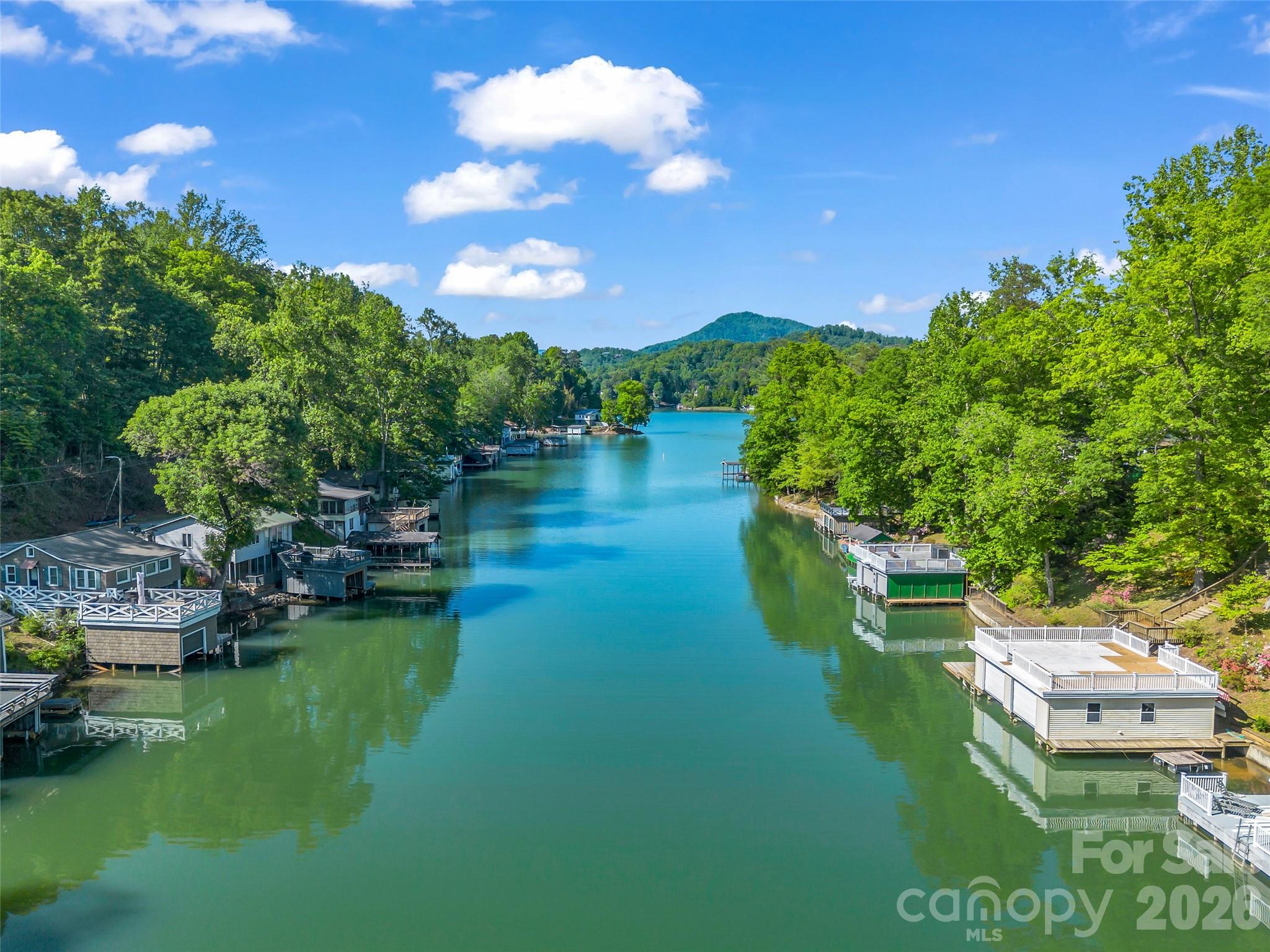 139 Picnic Point Road Lake Lure, NC 28746 - Photo 39 of 41 a view of a lake with houses