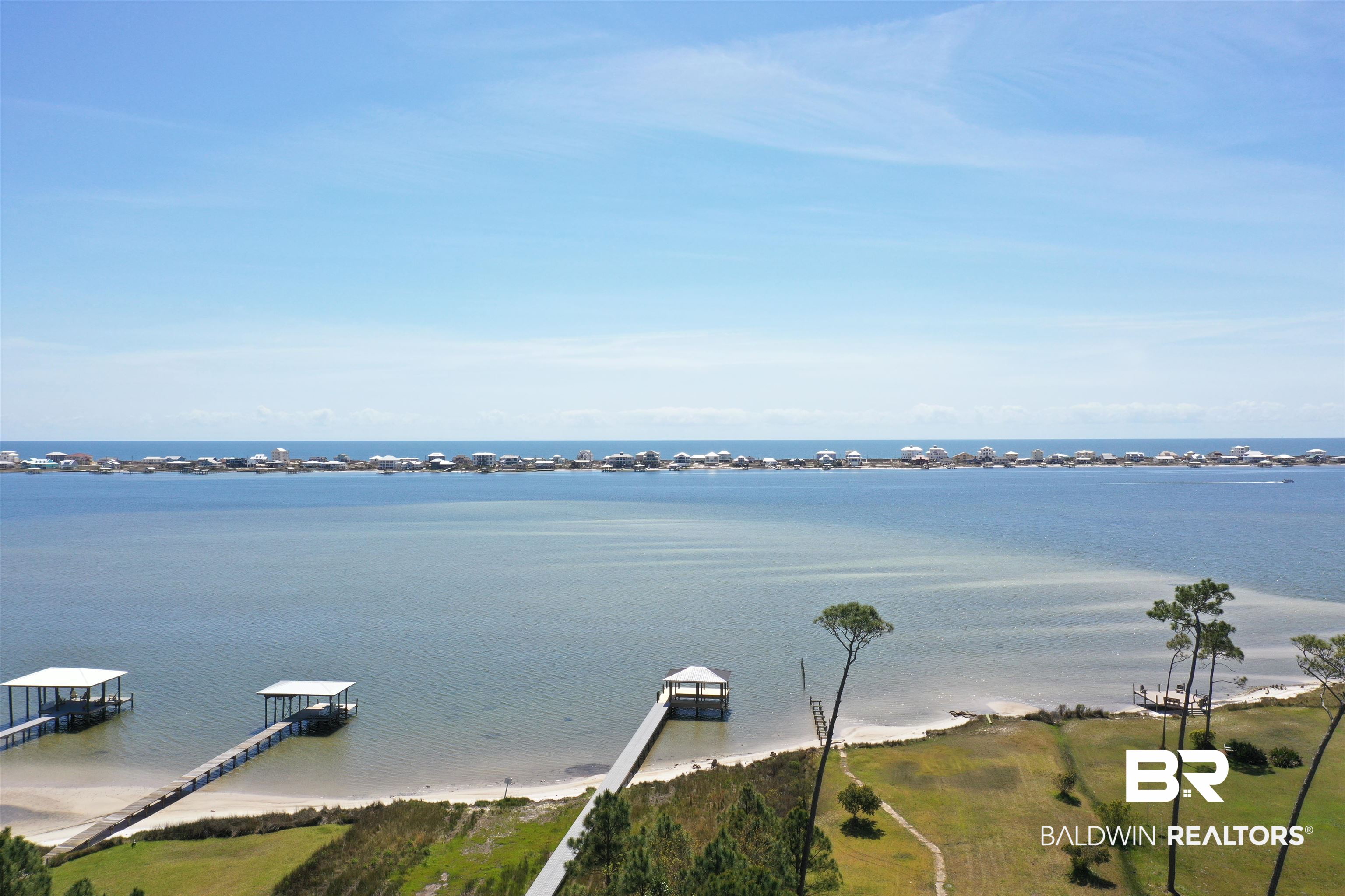 14686 State Highway Gulf Shores, AL 36542 - Photo 43 of 44 Water view with a dock