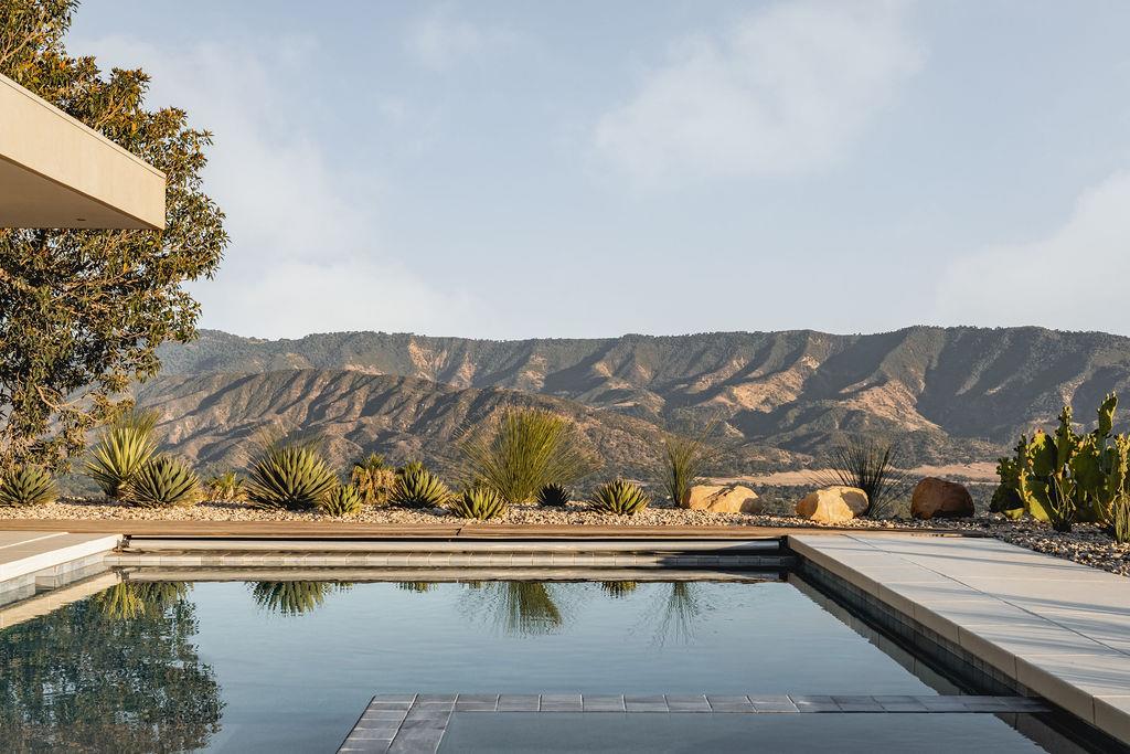 1465 Foothill Road Ojai, CA 93023 - Photo 19 of 33 a view of swimming pool with a lounge chair