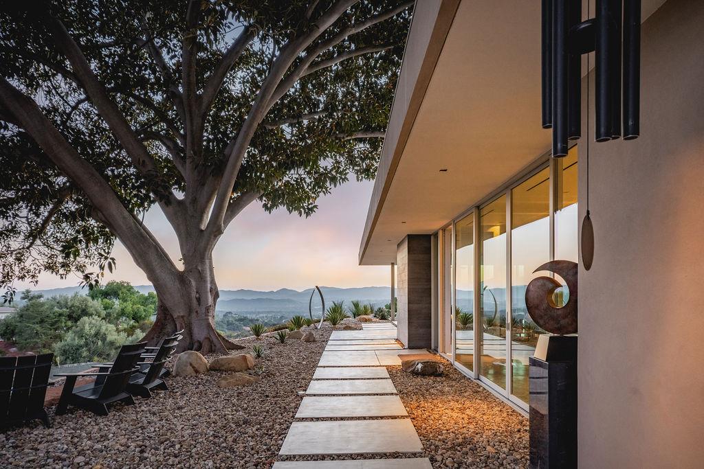 1465 Foothill Road Ojai, CA 93023 - Photo 3 of 33 a front view of a house with a yard
