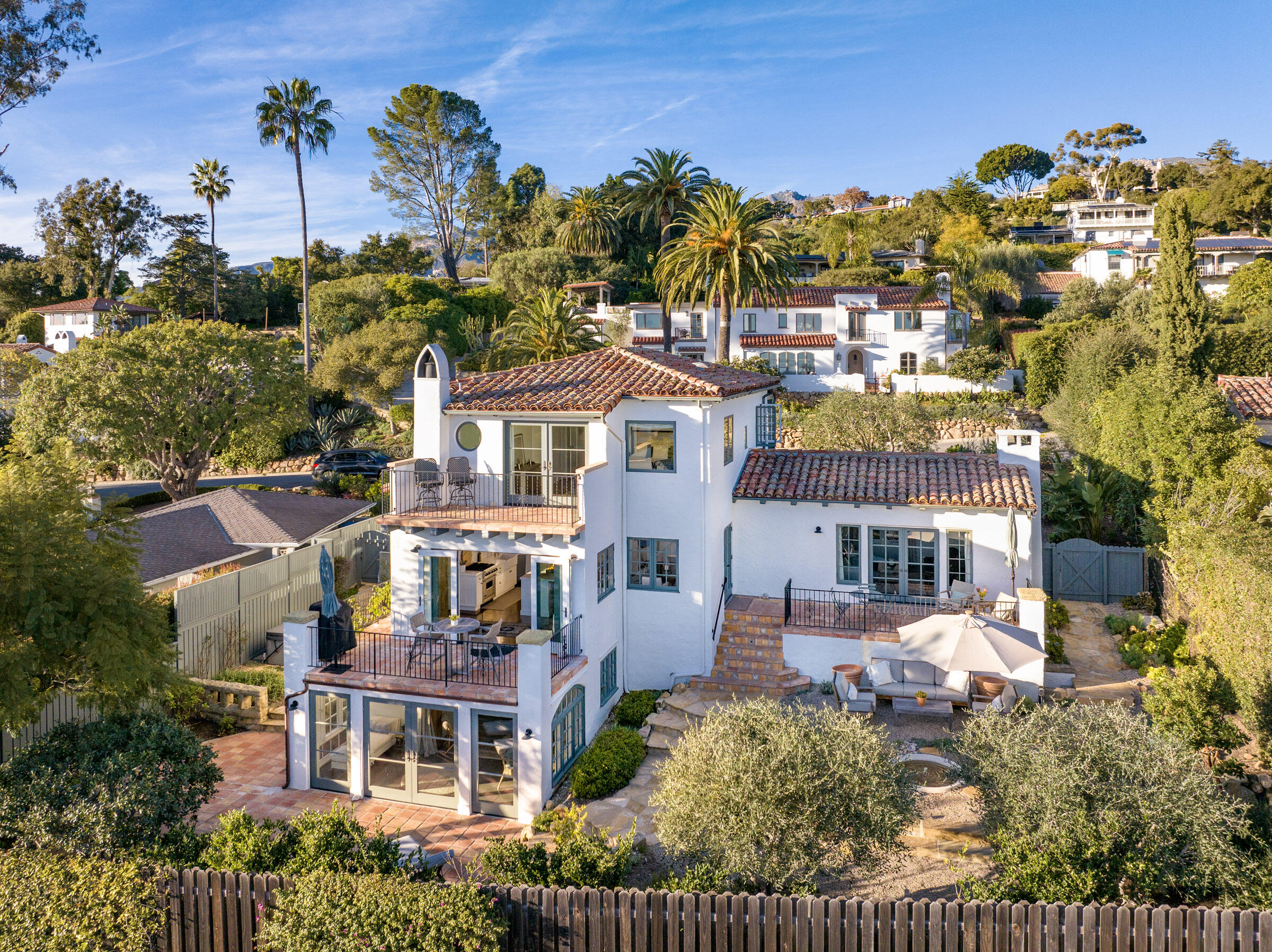 1933 Mission Ridge Road Santa Barbara, CA 93103 - Photo 29 of 30 an aerial view of multiple houses