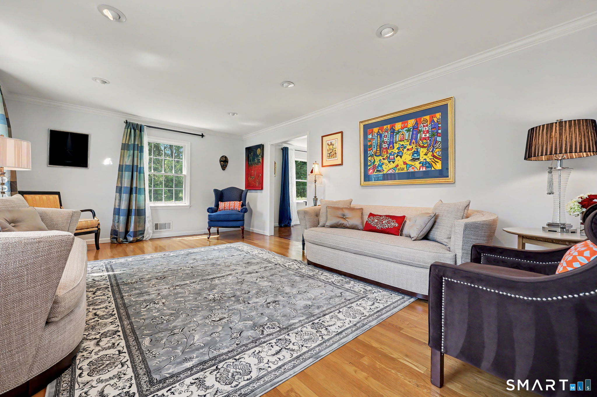 1100 Stillwater Road Stamford, CT 06902 - Photo 7 of 40 Living Room filled with natural light
