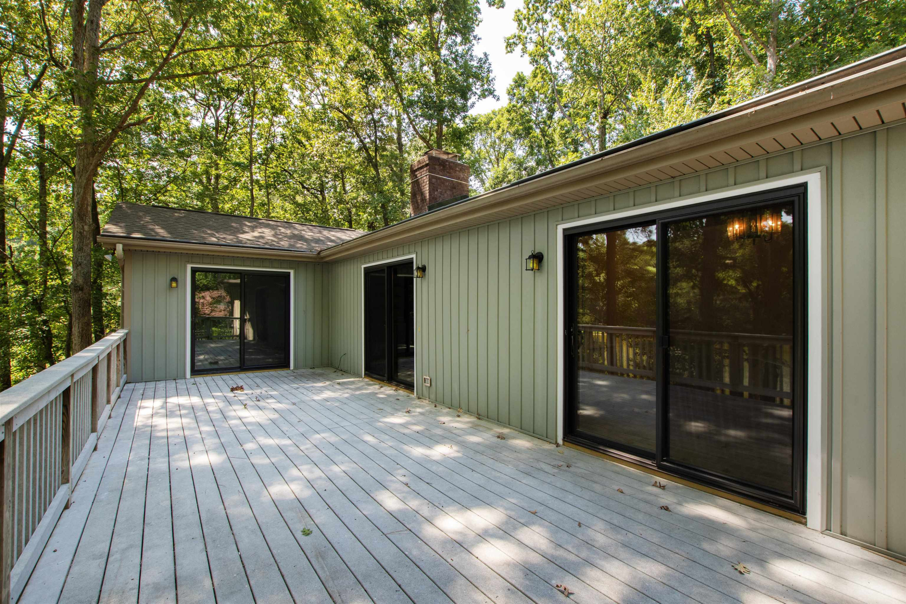 308 Moss Run Raleigh, NC 27614 - Photo 6 of 38 Large Walk Out Deck with Stunning View of the Lake