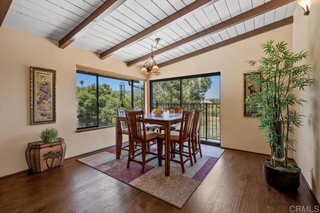 1057 Riverview Drive Fallbrook, CA 92028 - Photo 13 of 69 a dining room with furniture window and wooden floor