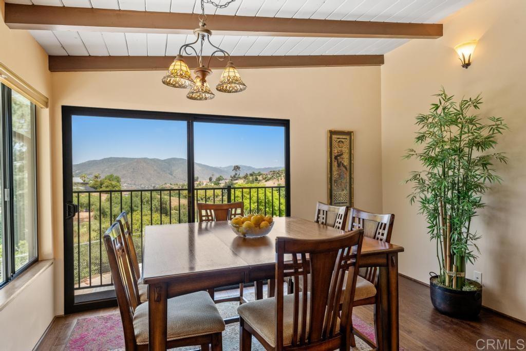1057 Riverview Drive Fallbrook, CA 92028 - Photo 14 of 69 a view of a dining room with furniture window and outside view