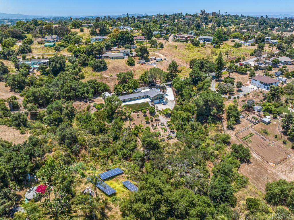 1057 Riverview Drive Fallbrook, CA 92028 - Photo 54 of 69 an aerial view of residential houses with outdoor space and trees