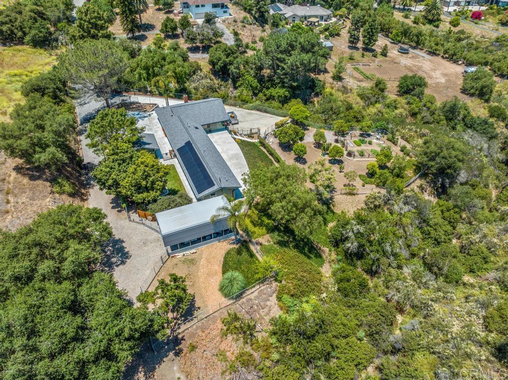 1057 Riverview Drive Fallbrook, CA 92028 - Photo 62 of 69 an aerial view of house with yard