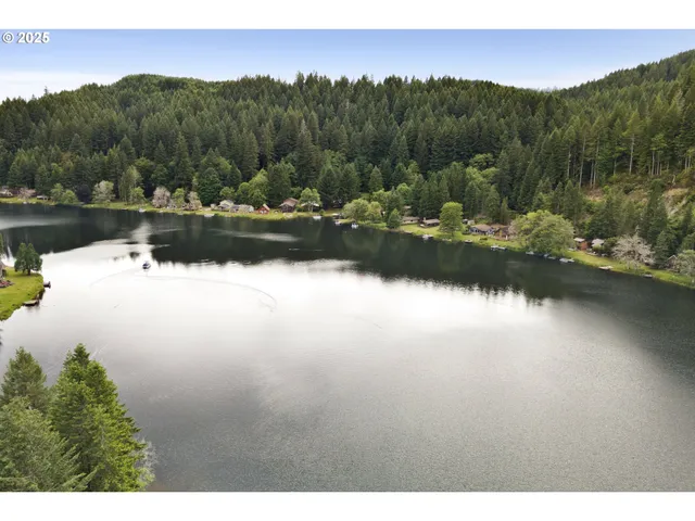 a view of a city and a mountain