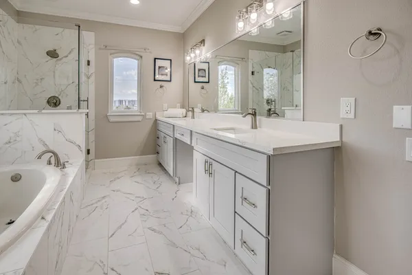a bathroom with a toilet and a bathtub