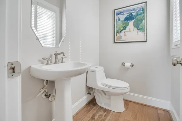 a front view of a building