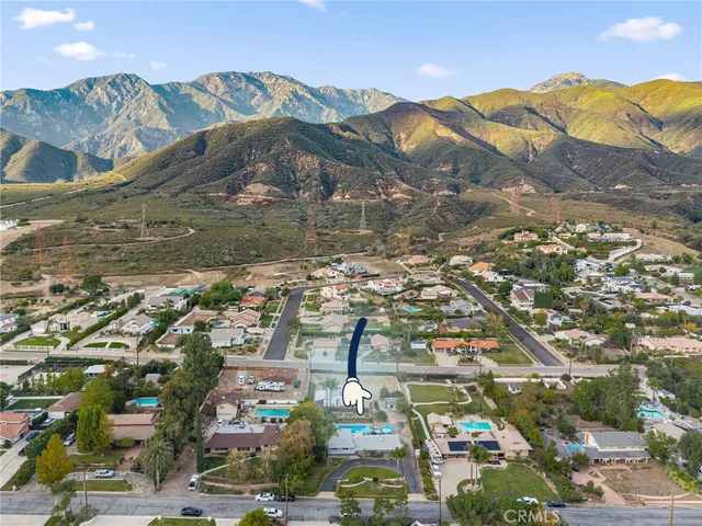 an aerial view of city